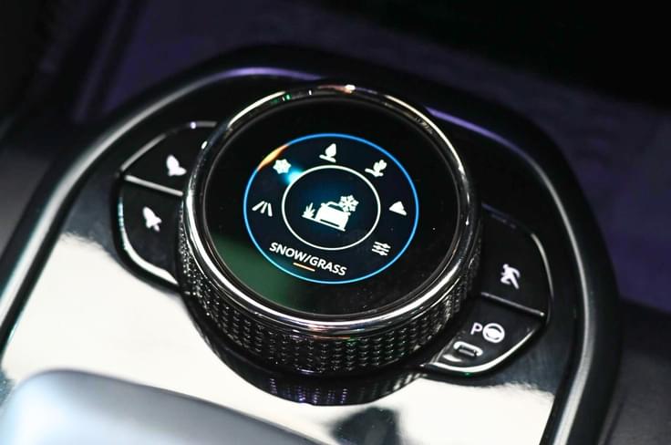 It gets several drive modes, including a dedicated rock crawl mode Tata Harrier EV drive modes